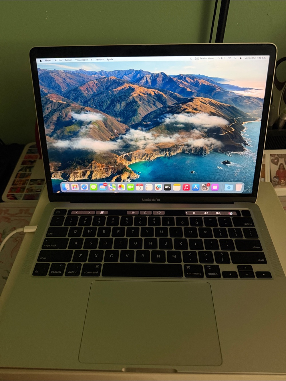 Apple MacBook Pro Silver 256 GB 13.3 inch Display